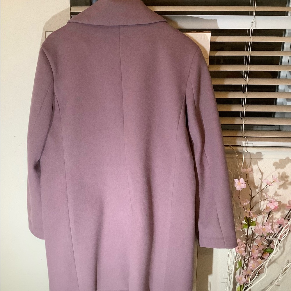 CoffeeShop Mauve Double-Breasted Peacoat - Women's XL - Like New - Picture 7 of 11